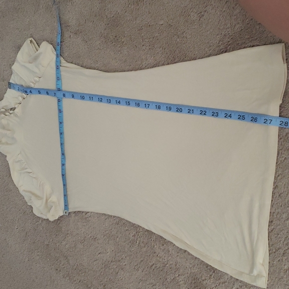 Moda International s button up mockneck sexy stretchy cap sleeve - Picture 8 of 9